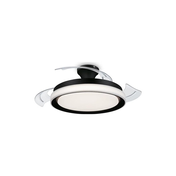 Philips ventilador techo luz bliss dc 28w negro